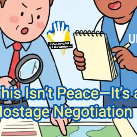 Peace or Hostage Negotiation? The Urgency of Returning Children

Without the return of children held in Russian custody, any agreement cannot be called peace, but rather a hostage negotiation that ignores the hostages. It stresses that children cannot wait for diplomacy, warning that a child kept in Russian custody for four years may undergo irreversible identity transformation. It concludes that each month of delay deepens Russification in ways that can never be fully undone.

#WeAreAllUkrainians #BringThemHome #HumanitarianAid
#StandWithUkraine #Donate #StolenChildren #HumanRights#ChildRights#FundRescue
