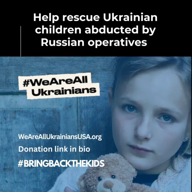 20,000+ Ukrainian children have been stolen from their families and taken to Russia. Learn more about how you can help. Link in bio. #weareallukrainians #bringbackthekids